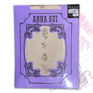 Anna Sui Floral Sparkle Tights